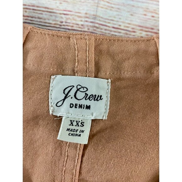J Crew Women's Simone Relaxed Mauve Open Front Denim Jacket - XXS - Picture 2 of 12